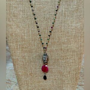 Yoga jewelry necklace